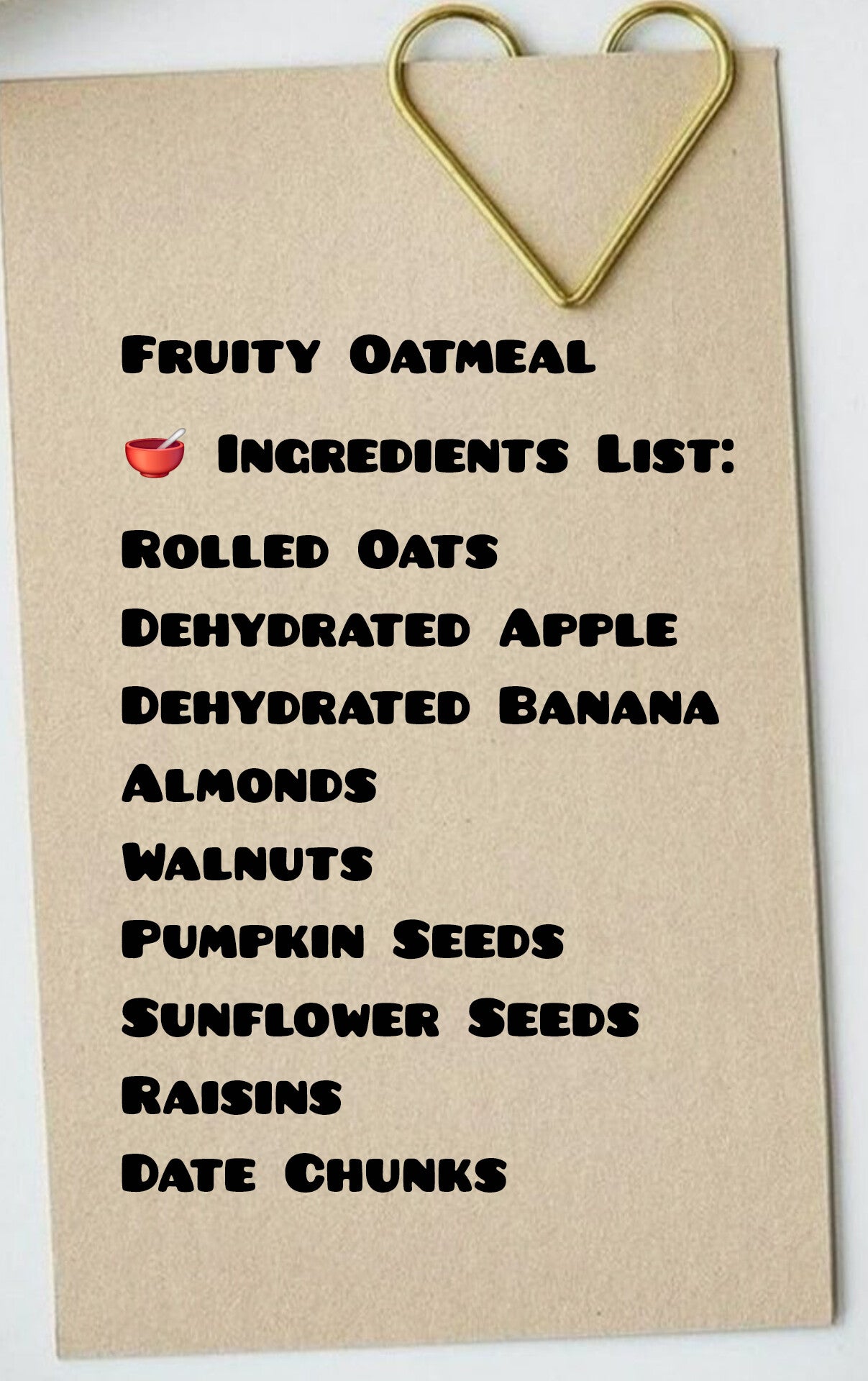 DEAL 2 | Nutty Oatmeal, Fruity Oatmeal