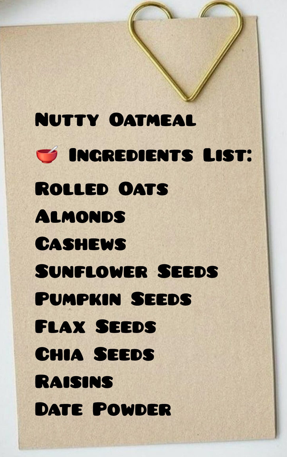 DEAL 2 | Nutty Oatmeal, Fruity Oatmeal