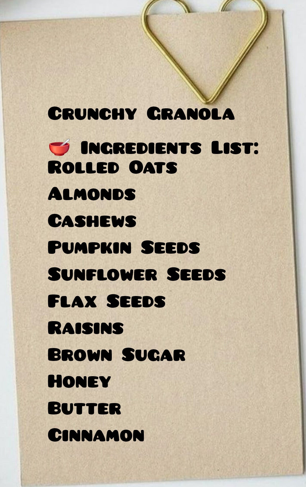 Crunchy Granola | Oatmeal SuperFood